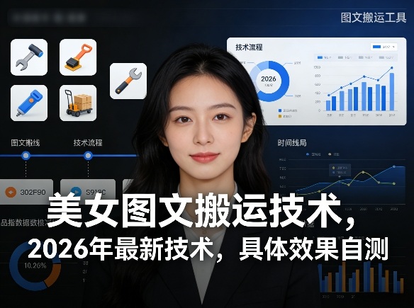 美女图文搬运技术，2026年最新技术，具体效果自测-铜臭网