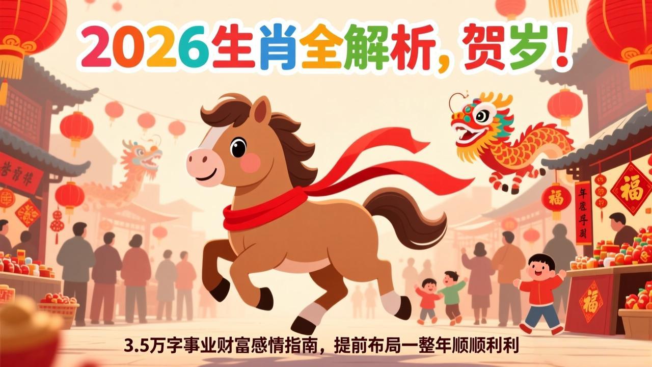 付费文章：贺岁！2026生肖全解析，3.5万字事业财富感情指南，提前布局一整年顺顺利利-铜臭网