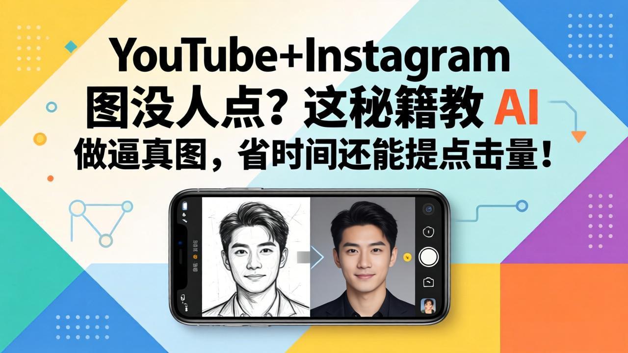 YouTube+Instagram图没人点？这秘籍教 AI 做逼真图，省时间还能提点击量-铜臭网