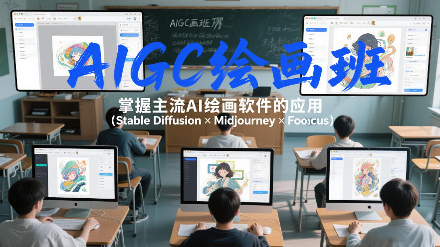 AIGC绘画班，掌握主流Ai绘画软件的应用(Stable Diffusion x Midjourney x Fooocus)-铜臭网