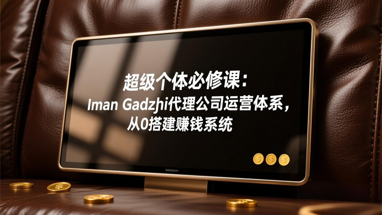 超级个体必修课:Iman Gadzhi代理公司运营体系,从0搭建赚钱系统-铜臭网