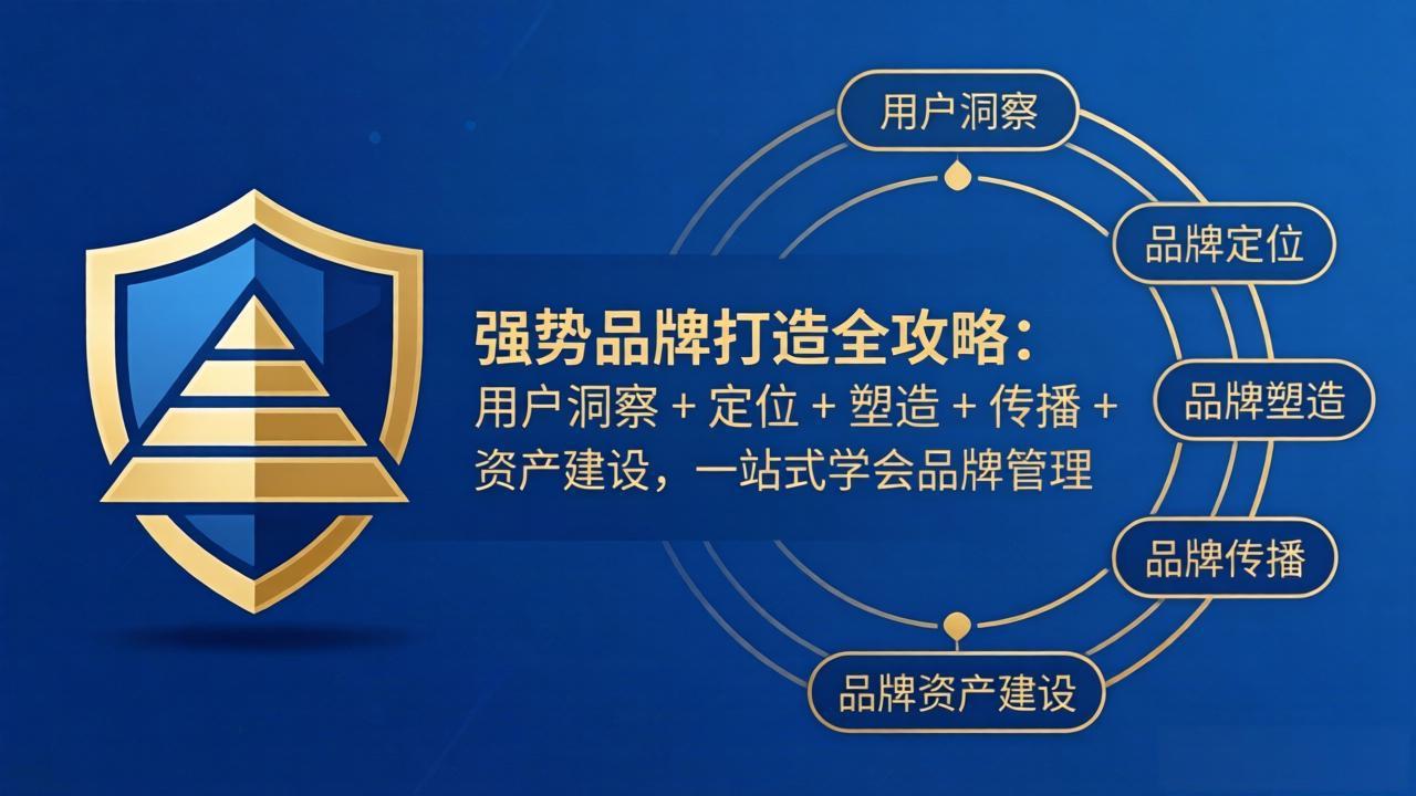 强势品牌打造全攻略：用户洞察 + 定位 + 塑造 + 传播 + 资产建设，一站式学会品牌管理-铜臭网