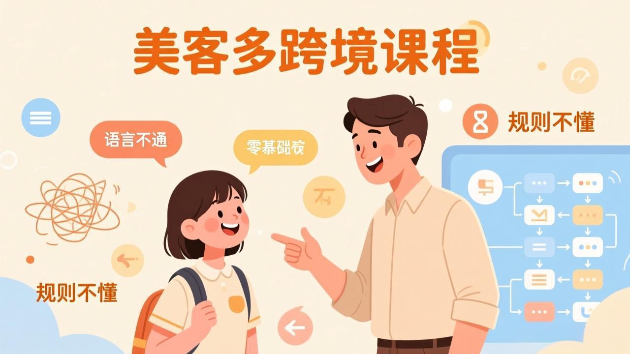 怕语言不通、怕不懂规则？零基础小白也能做的美客多跨境课，手把手带你美客多开店稳赚-铜臭网