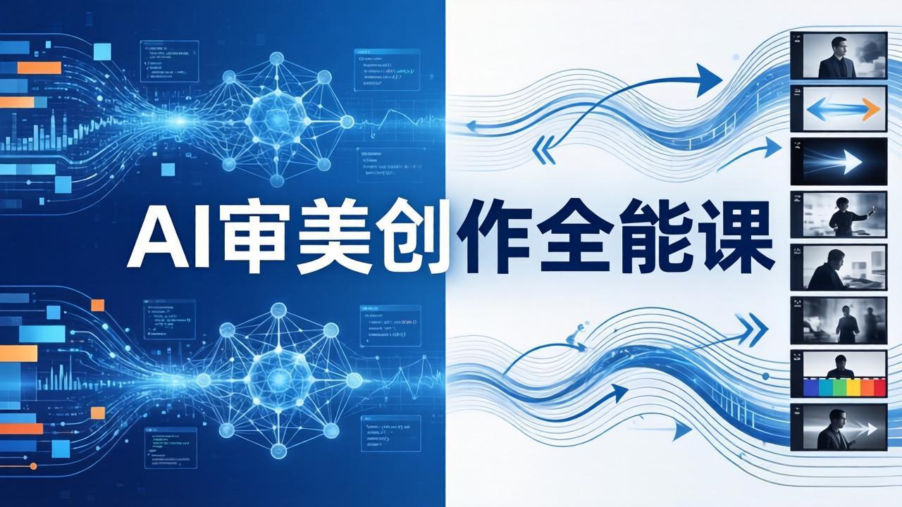 AI审美创作全能课：MJ+Seedance+模型训练+影视分镜+编剧，一站式掌握AI艺术创作-铜臭网