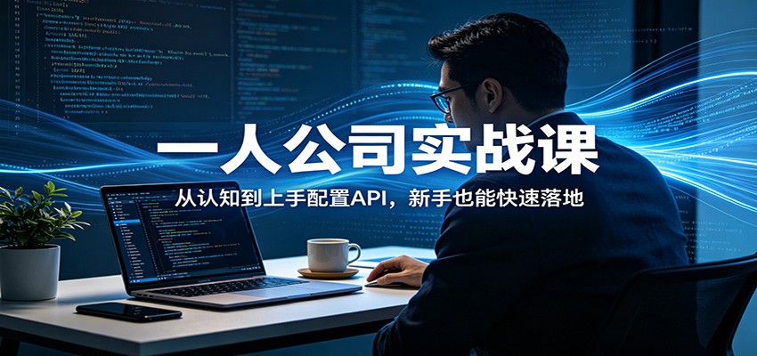 一人公司实战课：从认知到上手配置API，新手也能快速落地-铜臭网