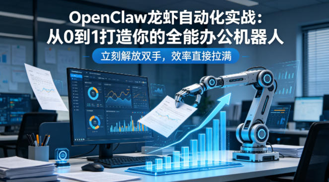 OpenClaw龙虾自动化实战：从0到1打造你的全能办公机器人，立刻解放双手，效率直接拉满-铜臭网