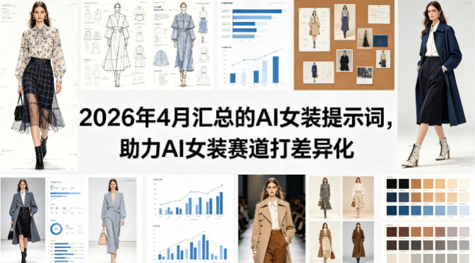 2026年4月汇总的AI女装提示词，助力AI女装赛道打差异化-铜臭网
