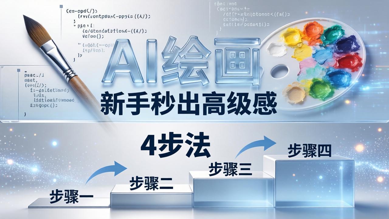 AI绘画入门别再硬磕了！即梦4步法：万能提示词公式+BRTR框架，新手秒出高级感-铜臭网