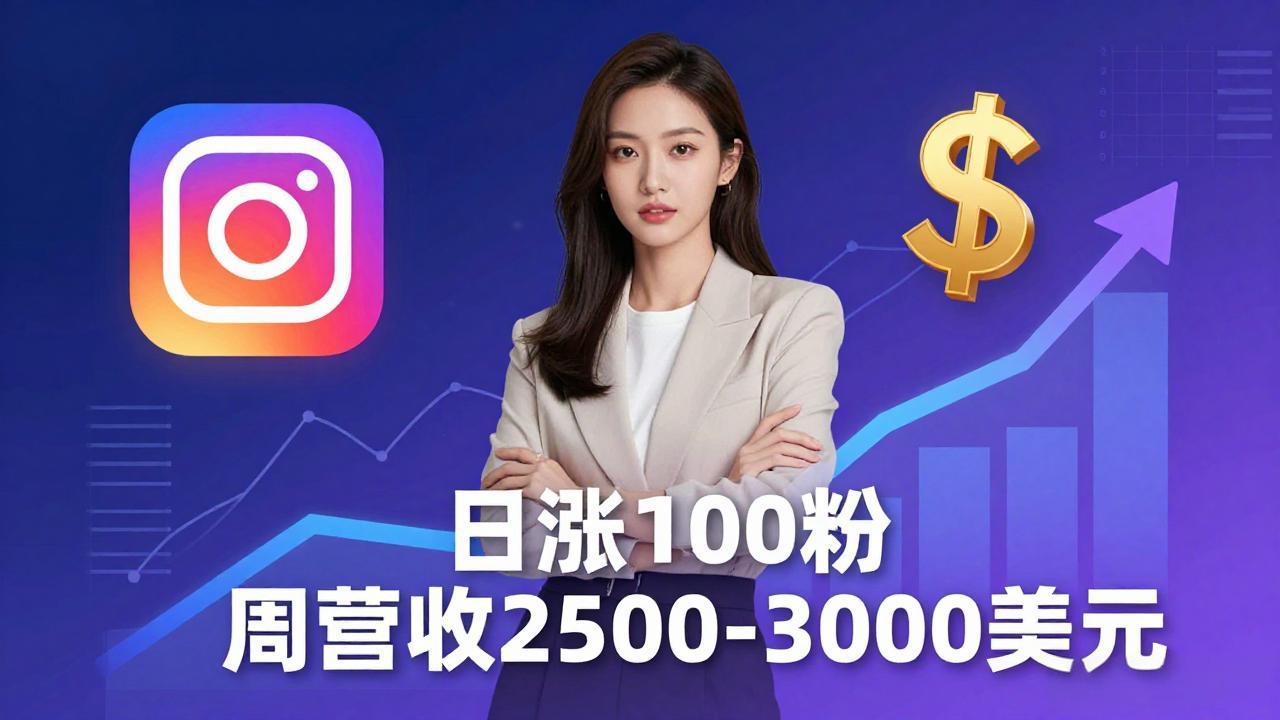 想做数字产品？Sheri亲授：日涨100粉、每周2500至3000美元的营收，Instagram躺着赚-铜臭网