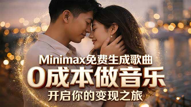 Minimax免费生成歌曲实测！0成本做音乐，说唱流行Lofi一键生成-铜臭网
