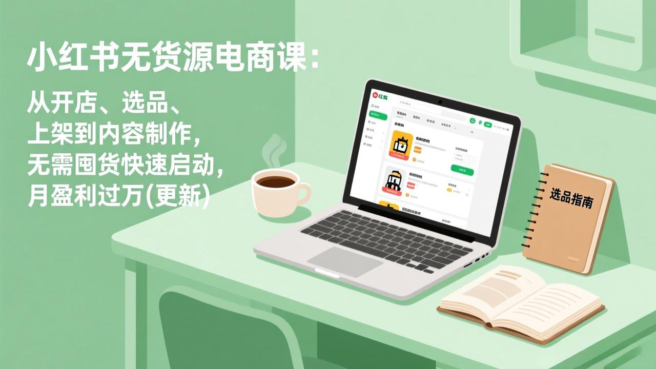 小红书无货源电商课(5月12更新-铜臭网