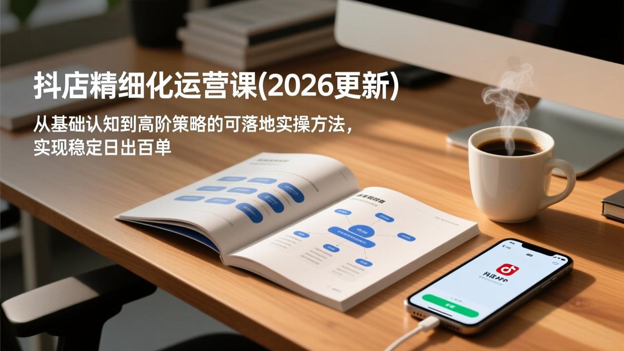 抖店精细化运营课(更新5月-铜臭网