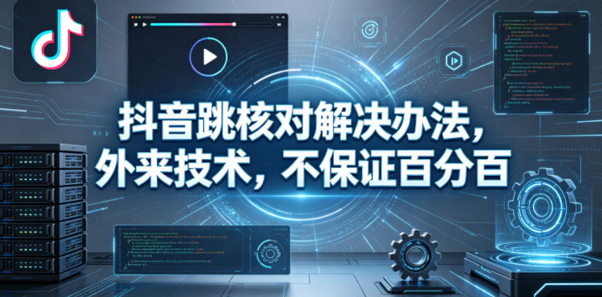 抖音跳核对解决办法,外来技术,不保证百分百-铜臭网