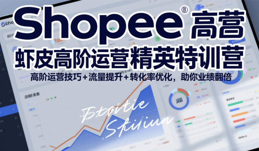 Shopee虾皮高阶运营精英特训营,高阶运营技巧+流量提升+转化率优化,助你业绩翻倍(更新26年5月)-铜臭网