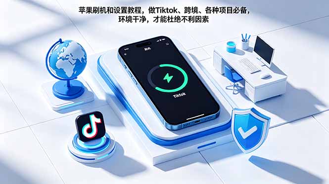 苹果刷机和设置教程,做Tiktok、跨境、各种项目必备,环境干净,才能杜绝不利因素-铜臭网