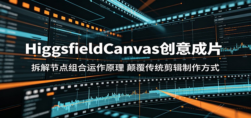 HiggsfieldCanvas创意成片：拆解节点组合运作原理，颠覆传统剪辑制作方式-铜臭网