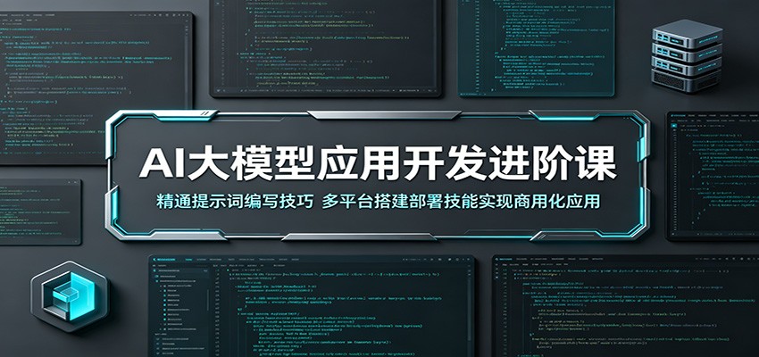 AI大模型应用开发进阶课：精通提示词编写技巧，多平台搭建部署技能实现商用化应用-铜臭网