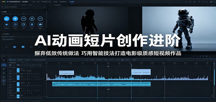 AI动画短片创作进阶：摒弃低效传统做法，巧用智能技法打造电影级质感短视频作品-铜臭网