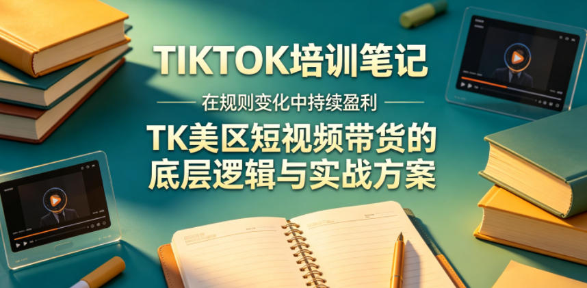 视界跨境TIKTOK4月17培训笔记，在规则变化中持续盈利，TK美区短视频带货的底层逻辑与实战方案【文档】-铜臭网