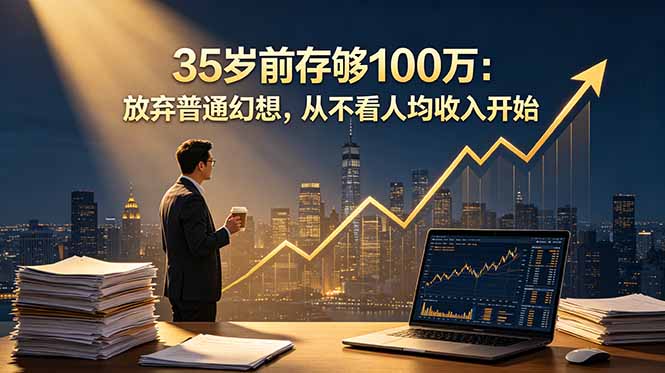 35岁前存够100万:放弃普通幻想,从不看人均收入开始-铜臭网