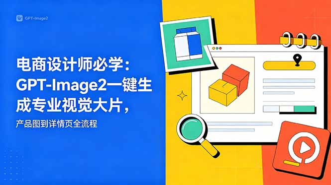 电商设计师必学-更新:GPT-Image2一键生成专业视觉大片,产品图到详情页全流程-铜臭网