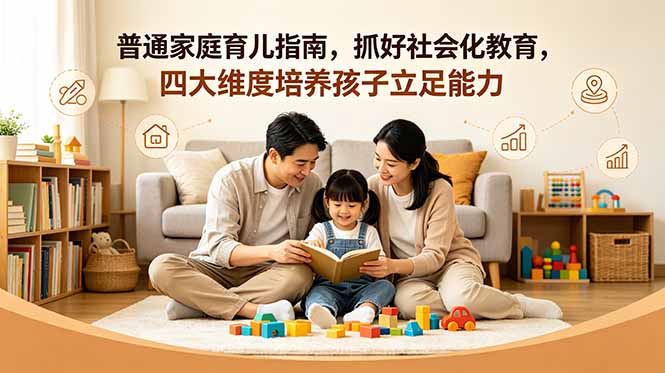 付费文章:普通家庭育儿指南,抓好社会化教育,四大维度培养孩子立足能力-铜臭网