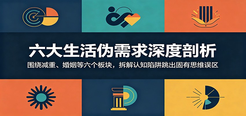 六大生活伪需求深度剖析:围绕减重、婚姻等六个板块,拆解认知陷阱跳出固有思维误区-铜臭网