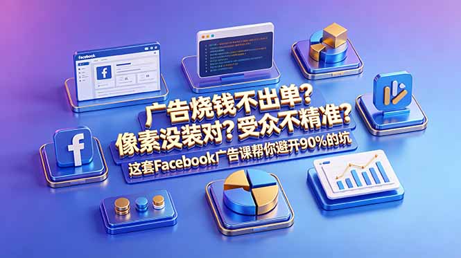 广告烧钱不出单?像素没装对?受众不精准?这套Facebook广告课帮你避开90%的坑-原创双语字幕-铜臭网