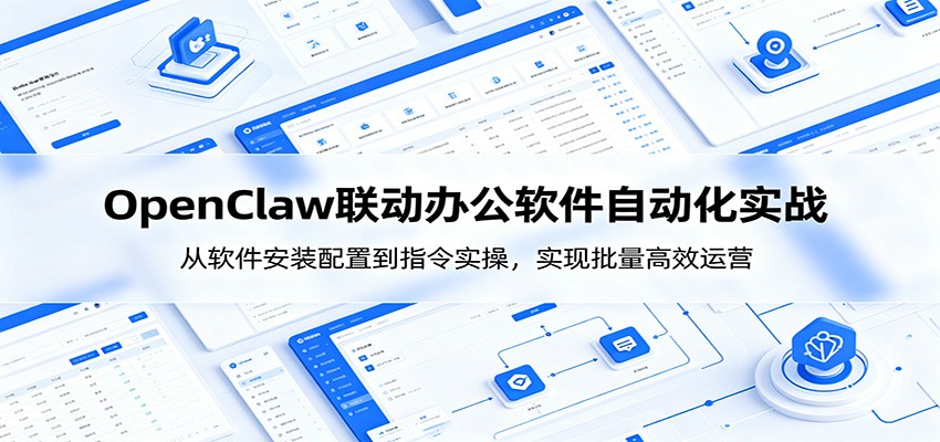 OpenClaw自动化实操课：从软件安装配置到指令实操，实现批量高效运营-铜臭网