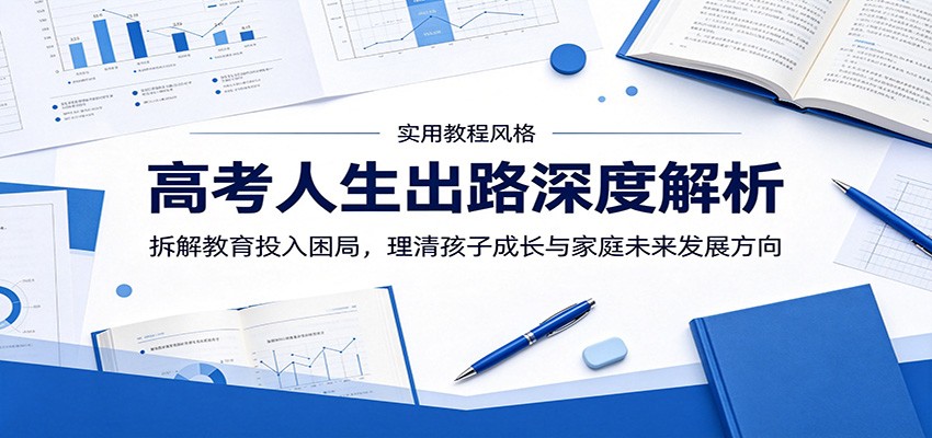 高考人生出路深度解析：拆解教育投入困局，理清孩子成长与家庭未来发展方向-铜臭网