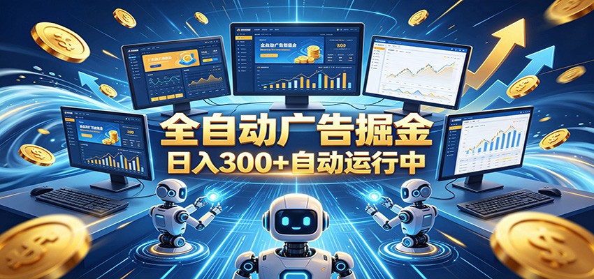 自动广告G机,日入300+,正规平台,广告浏览获益,时间自由,适合各类人群日常增收-铜臭网