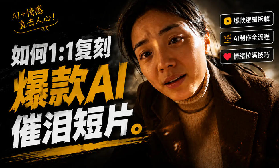 豆包+Gemini生成真人AI短剧-拆解复刻百万爆款第一人称短片,一站式讲透爆款复刻全流程-铜臭网