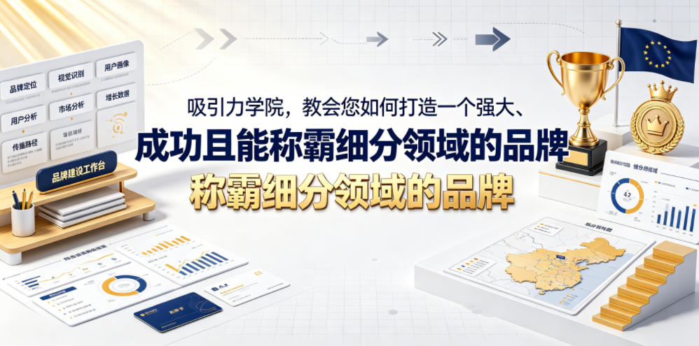 吸引力学院，教会您如何打造一个强大、成功且能称霸细分领域的品牌！【原创双语字幕】-铜臭网