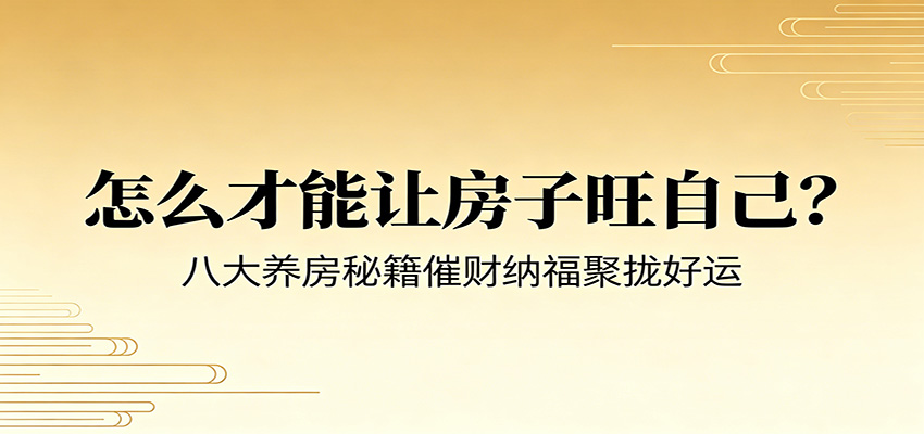 付费文章《怎么才能让房子旺自己？》八大养房秘籍催财纳福聚拢好运-铜臭网