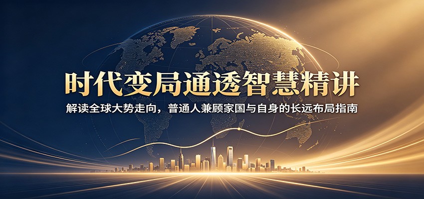 时代变局通透智慧精讲：解读全球大势走向，普通人兼顾家国与自身的长远布局指南-铜臭网