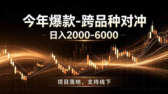 全新跨品种对冲模式上线！日稳定盈利 2000-6000，合规长久可批量放大-铜臭网