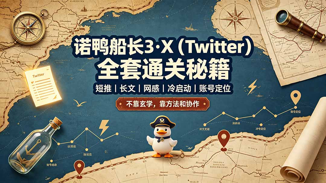 诺鸭船长3·X(Twitter-铜臭网