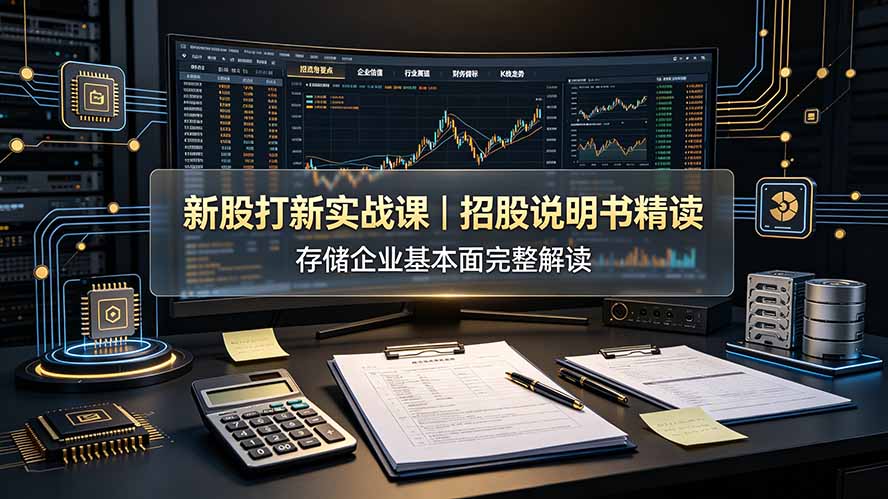 付费文章:新股打新实战课|招股说明书精读,存储企业基本面完整解读-铜臭网