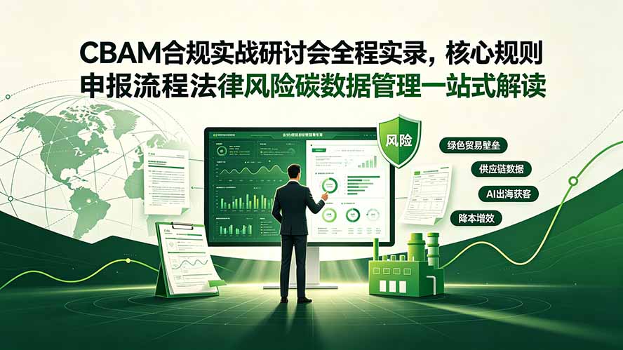 CBAM合规实战研讨会全程实录,核心规则申报流程法律风险碳数据管理一站式解读-铜臭网